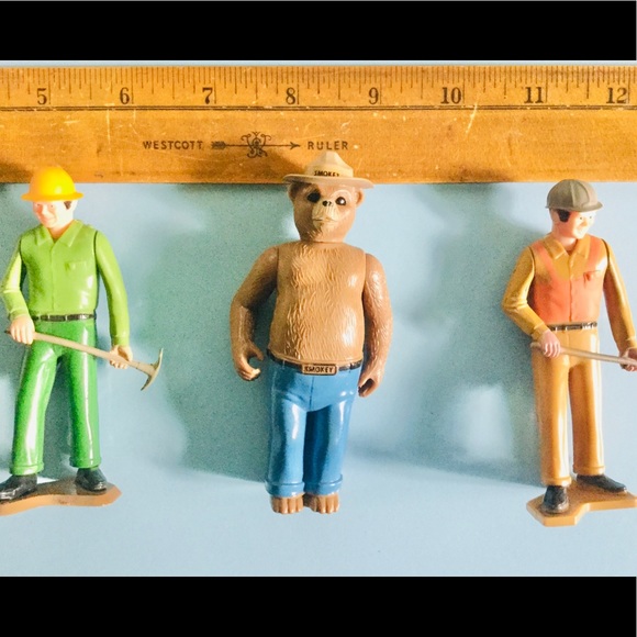 🔥Smokey the Bear 🐻 Vintage Tonka Figurine 80’s - Picture 8 of 16